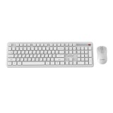 Gembird KBS-WPS-01 Set da scrivania wireless Slim Pro Business bianco RU layout