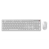Gembird KBS-WPS-01 Set da scrivania wireless Slim Pro Business bianco US layout