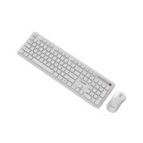 Gembird KBS-WPS-01 Set da scrivania wireless Slim Pro Business bianco US layout