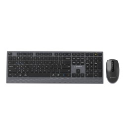 Gembird KBS-WPS-02 Set da scrivania slim wireless dual-mode 2.4G+BT US layout