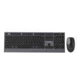 Gembird KBS-WPS-02 Set da scrivania slim wireless dual-mode 2.4G+BT US layout