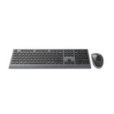 Gembird KBS-WPS-02 Set da scrivania slim wireless dual-mode 2.4G+BT US layout
