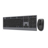 Gembird KBS-WPS-02-CYRL Set da scrivania slim wireless dual-mode 2.4G+BT RU layout