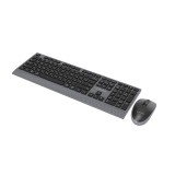 Gembird KBS-WPS-02-CYRL Set da scrivania slim wireless dual-mode 2.4G+BT RU layout