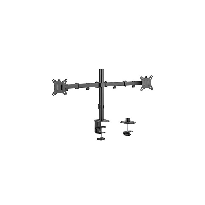 Gembird MA-D2-01 supporto monitor / staffa 81.3 cm (32 ) Scrivania Nero