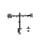 Gembird MA-D2-01 supporto monitor / staffa 81.3 cm (32 ) Scrivania Nero