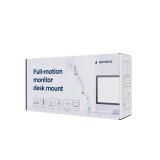 Gembird MA-DA1-04 Braccio di supporto display a movimento completo per scrivania 17"-32" bianco