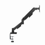 Gembird MA-DA1U-01 Braccio di supporto display regolabile per scrivania con porte USB 17"-32" nero
