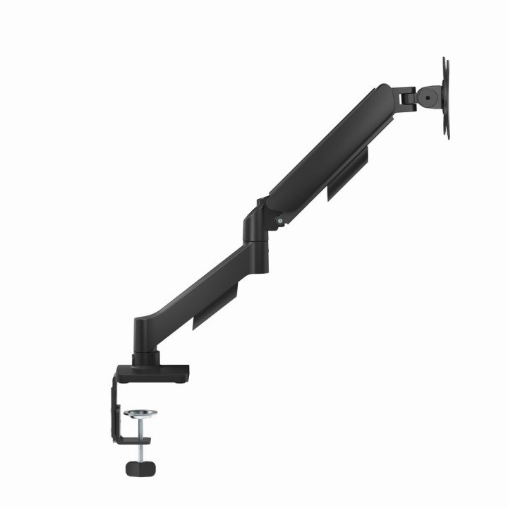 Gembird MA-DA1U-01 Braccio di supporto display regolabile per scrivania con porte USB 17"-32" nero