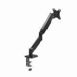 Gembird MA-DA1U-01 Braccio di supporto display regolabile per scrivania con porte USB 17"-32" nero