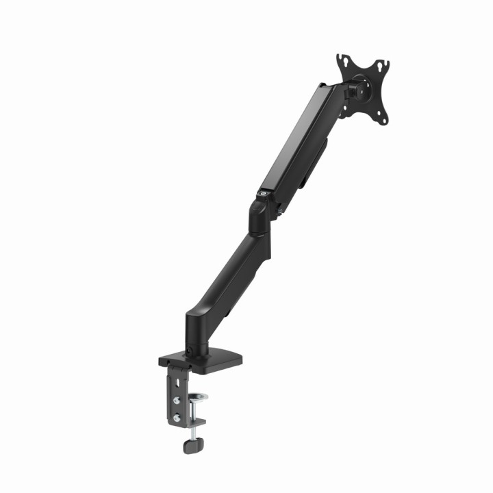 Gembird MA-DA1U-01 Braccio di supporto display regolabile per scrivania con porte USB 17"-32" nero