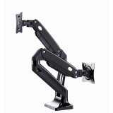 Gembird MA-DA2-03 supporto/staffa monitor 88.9 cm (35 ) da scrivania nero