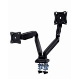 Gembird MA-DA2-03 supporto/staffa monitor 88.9 cm (35 ) da scrivania nero