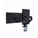 Gembird MA-DA2-03 supporto/staffa monitor 88.9 cm (35 ) da scrivania nero