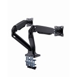 Gembird MA-DA2-03 supporto/staffa monitor 88.9 cm (35 ) da scrivania nero