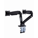 Gembird MA-DA2-03 supporto/staffa monitor 88.9 cm (35 ) da scrivania nero