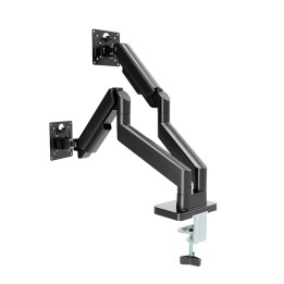 Gembird MA-DA2-06 Braccio doppio monitor regolabile montato su scrivania 17 -32 nero