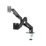 Gembird MA-DA2-06 Braccio doppio monitor regolabile montato su scrivania 17 -32 nero