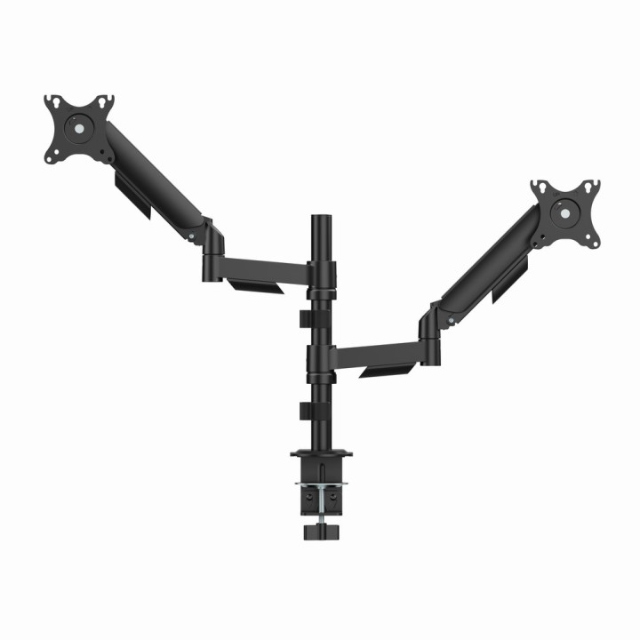 Gembird MA-DA2P-02 Braccio di montaggio regolabile da scrivania 2-display 17"-32 nero