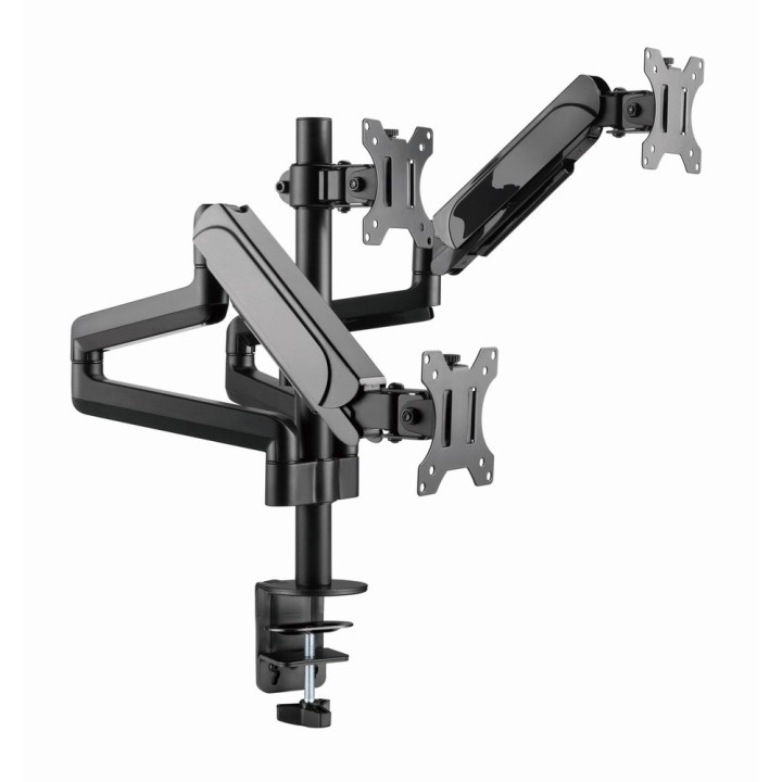 Gembird MA-DA3-01 supporto/staffa monitor 68.6 cm (27 ) da scrivania nero
