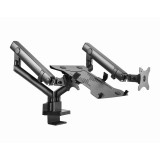 Gembird MA-DA3-02 supporto/staffa monitor 81.3 cm (32 ) da scrivania nero