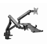 Gembird MA-DA3-02 supporto/staffa monitor 81.3 cm (32 ) da scrivania nero