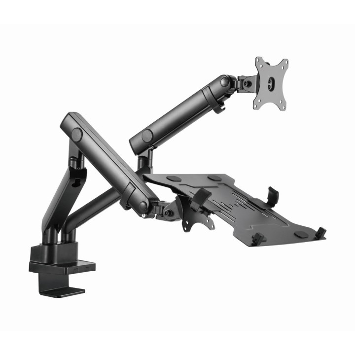 Gembird MA-DA3-02 supporto/staffa monitor 81.3 cm (32 ) da scrivania nero