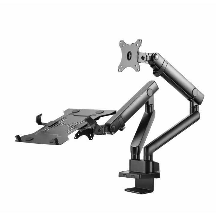 Gembird MA-DA3-02 supporto/staffa monitor 81.3 cm (32 ) da scrivania nero