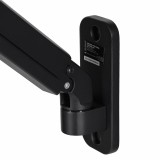Gembird MA-WA1-01 supporto/staffa monitor 68.6 cm (27 ) nero parete