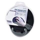 Gembird MP-GEL-BLACK tappetino per mouse