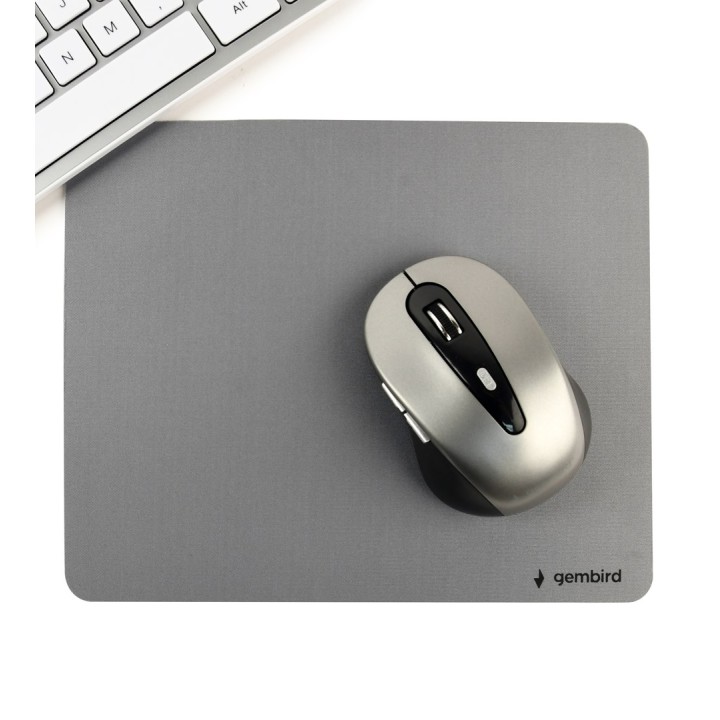 Gembird MP-S-G tappetino mouse microgomma grigio