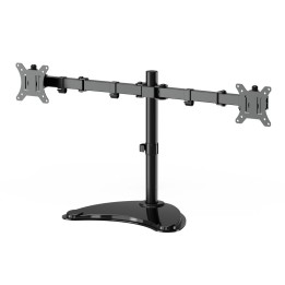 Gembird MS-D2ST-02 Supporto monitor da scrivania (rotazione inclinazione girevole) 13"-32 nero