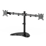 Gembird MS-D2ST-02 Supporto monitor da scrivania (rotazione inclinazione girevole) 13"-32 nero