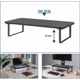 Gembird MS-TABLE-03 supporto/staffa monitor da scrivania nero