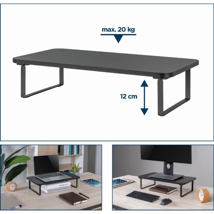 Gembird MS-TABLE-03 supporto/staffa monitor da scrivania nero