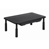 Gembird MS-TABLE-D-01 Supporto monitor regolabile con cassetto (rettangolare)
