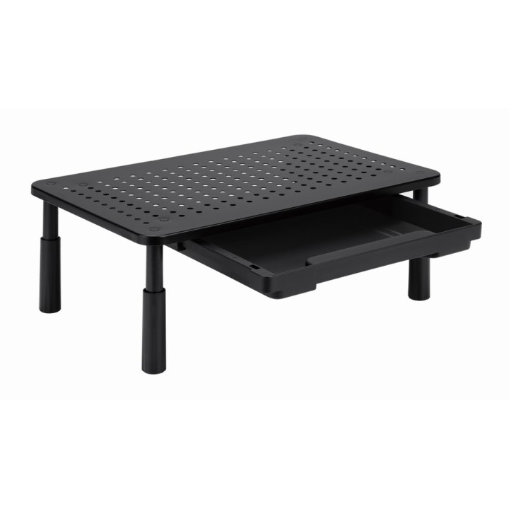 Gembird MS-TABLE-D-01 Supporto monitor regolabile con cassetto (rettangolare)