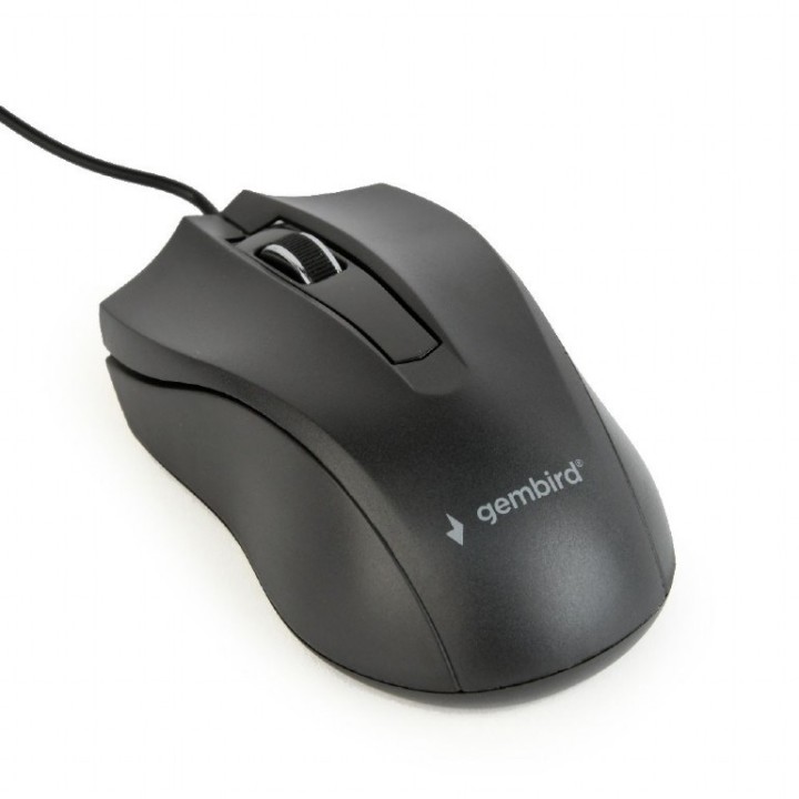 Gembird MUS-3B-01 mouse ambidestro USB Type-A ottico 1000 DPI