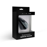 Gembird MUS-ERGO-01 mouse destrorso USB Type-A ottico 3200 DPI