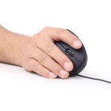 Gembird MUS-ERGO-01 mouse destrorso USB Type-A ottico 3200 DPI