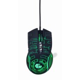 Gembird MUSG-RGB-01 mouse per destrorsi USB Type-A 3600 DPI