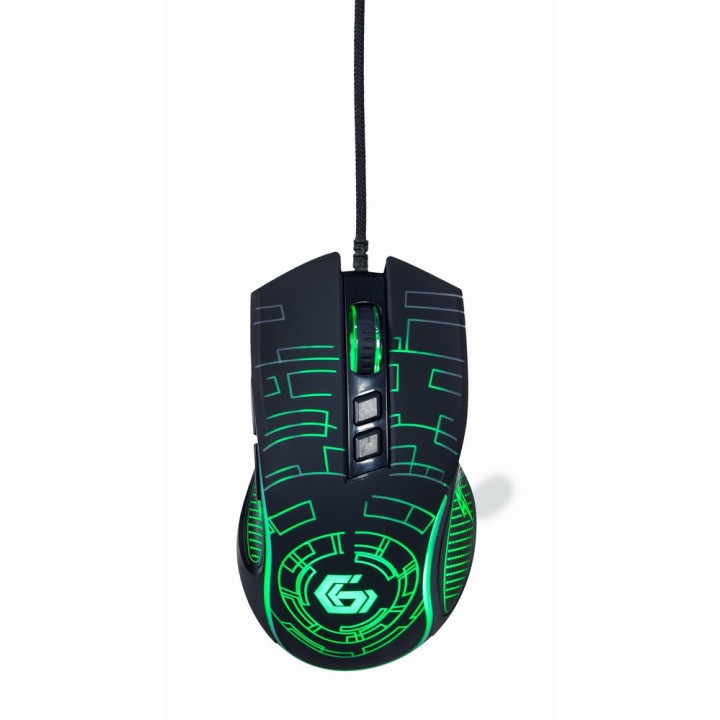 Gembird MUSG-RGB-01 mouse per destrorsi USB Type-A 3600 DPI