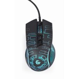 Gembird MUSG-RGB-01 mouse per destrorsi USB Type-A 3600 DPI