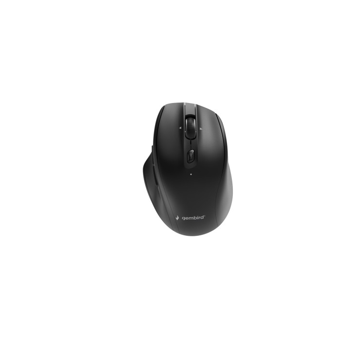 Gembird MUSW2-6B-02 Mouse wireless dual-mode (2.4G + BT) 2400 DPI 6 pulsanti nero