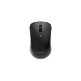 Gembird MUSW2-7B-01 Mouse wireless dual-mode (2.4G + BT) 1600 DPI 7 pulsanti nero
