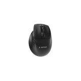 Gembird MUSW3-9B-01 Mouse wireless ergonomico triple-mode (2.4G + BT + USB) 2400 DPI 9 pulsanti nero