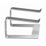 Gembird NBS-D1-01 supporto laptop alluminio argento 39.6 cm (15.6 )