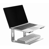 Gembird NBS-D1-01 supporto laptop alluminio argento 39.6 cm (15.6 )