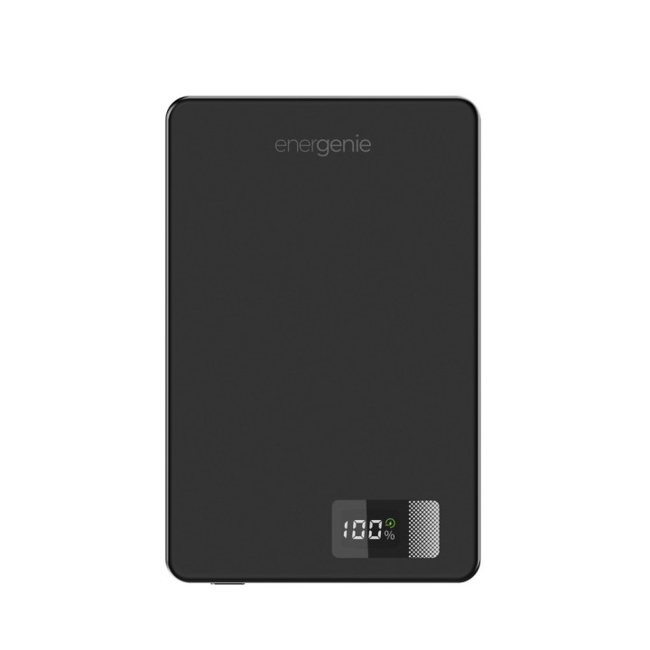 Gembird PB10-WPC15M-LCD-01 Powerbank wireless magnetico con LCD 15W 10000 mAh nero