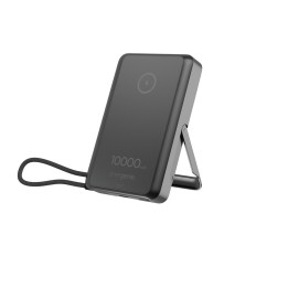 Gembird PB10-WPC15MS-01 Power bank wireless magnetico con supporto integrato 15W 10000 mAh nero